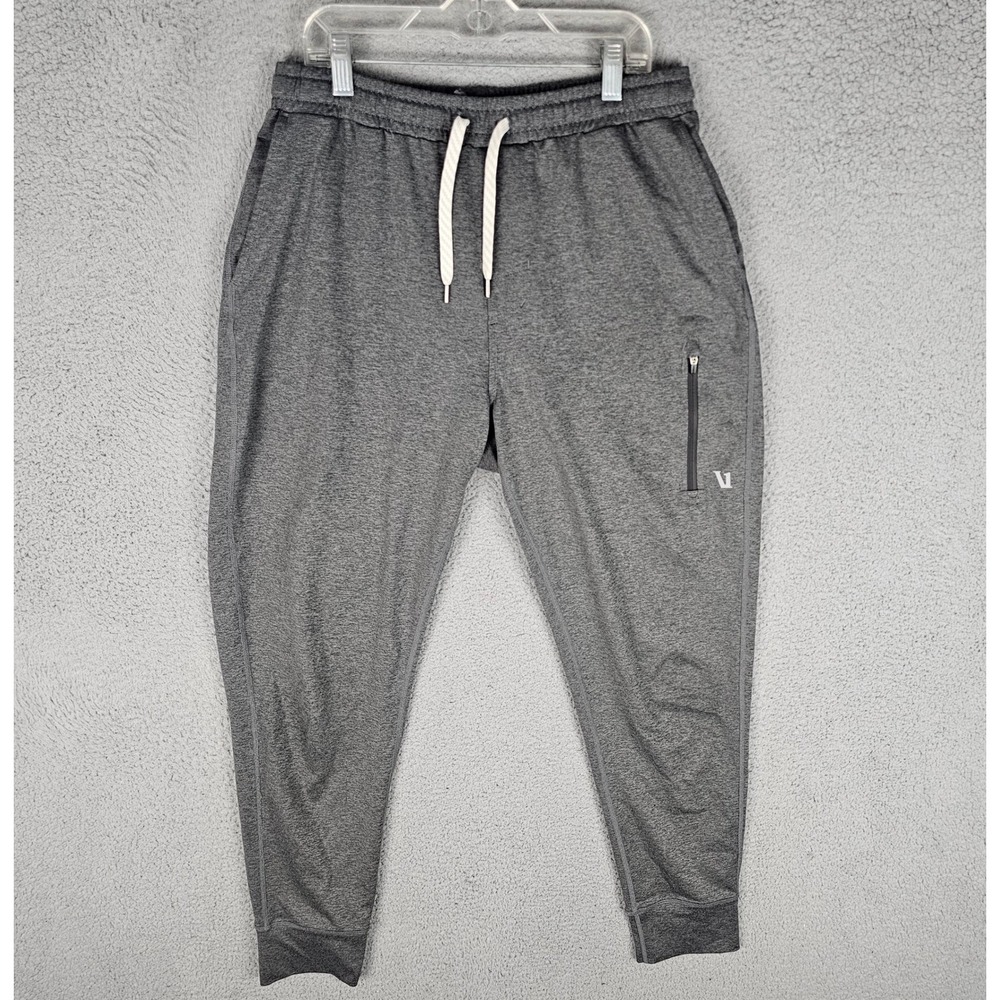 Vuori Joggers Mens M Gray Sunday Performance Tapered Athletic Sweatpants